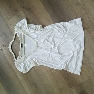 H&M cream/white top